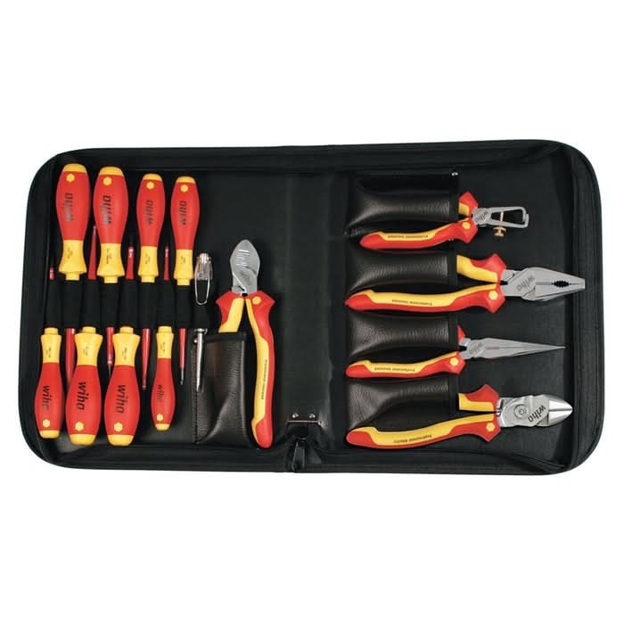 Wiha 32869 14-Piece Insulated Slimline Blades and Pliers Set