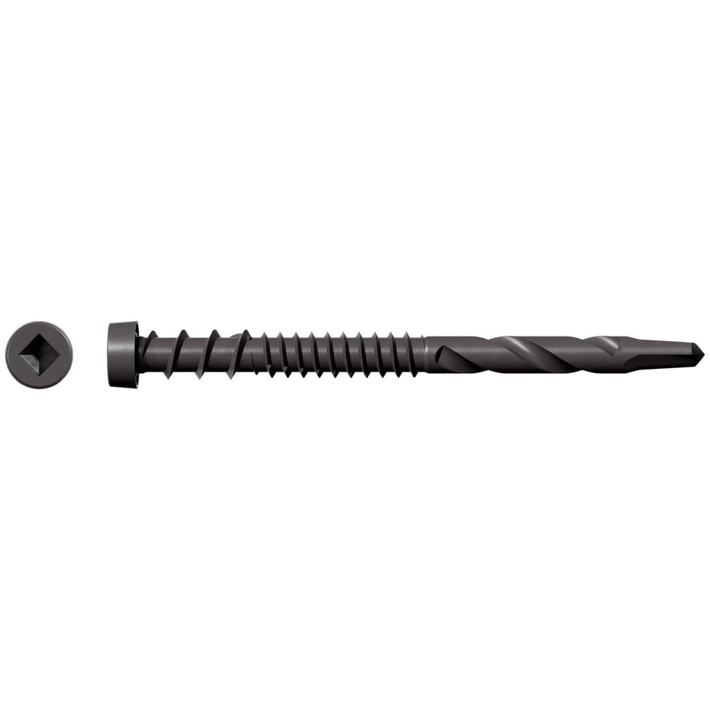 Simpson Strong-Tie DCSD238SGR04 Deck-Drive DCSD COMPOSITE-TO-STEEL Screw (Collated), #10 x 2-3/8-in. Quik Guard Gray 04, 1000-Pack