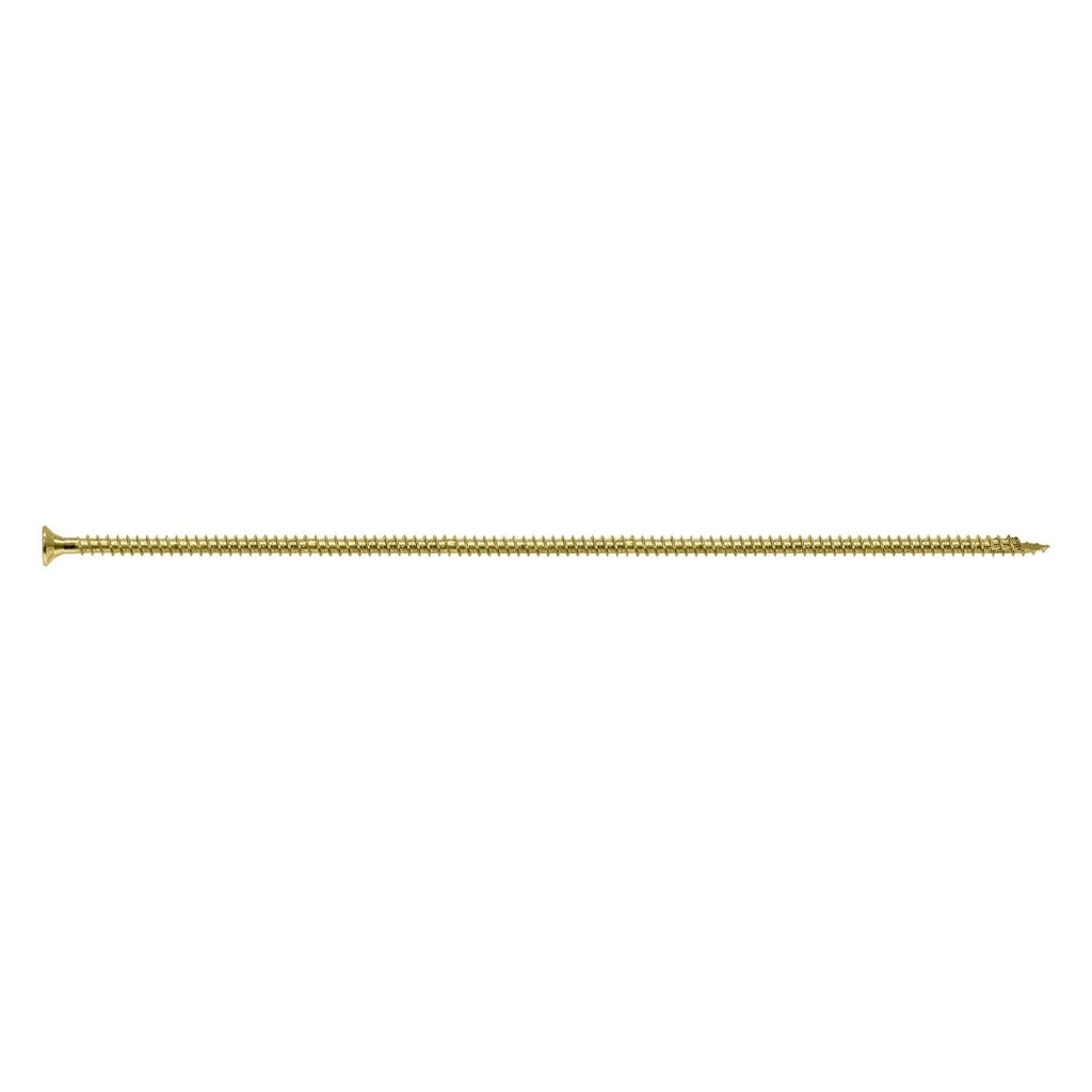Simpson Strong-Tie SDCF271958 Strong-Drive SDCF TIMBER-CF Screw, 0.390-in. x 19-5/8-in. T50, Yellow Zinc, 100-Pack