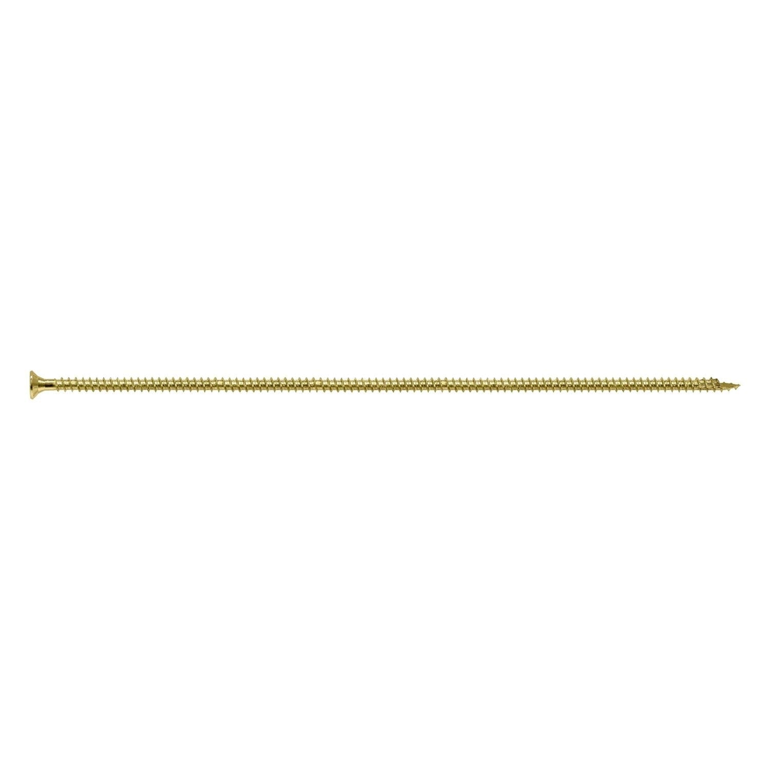 Simpson Strong-Tie SDCF271958 Strong-Drive SDCF TIMBER-CF Screw, 0.390-in. x 19-5/8-in. T50, Yellow Zinc, 100-Pack
