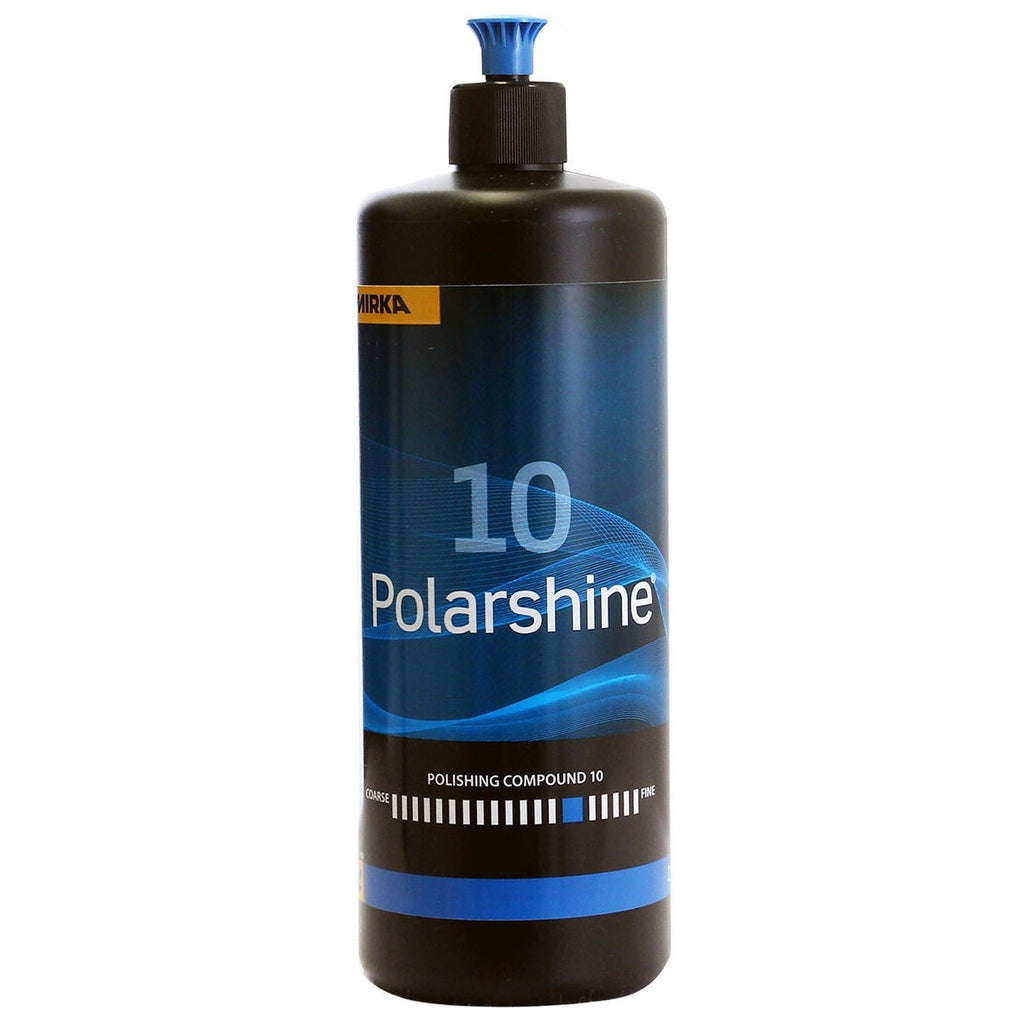 Mirka Polarshine 10 250 mL Medium Coarse Polishing Compound, Water-Based Silicone-Free (PC10-025L)