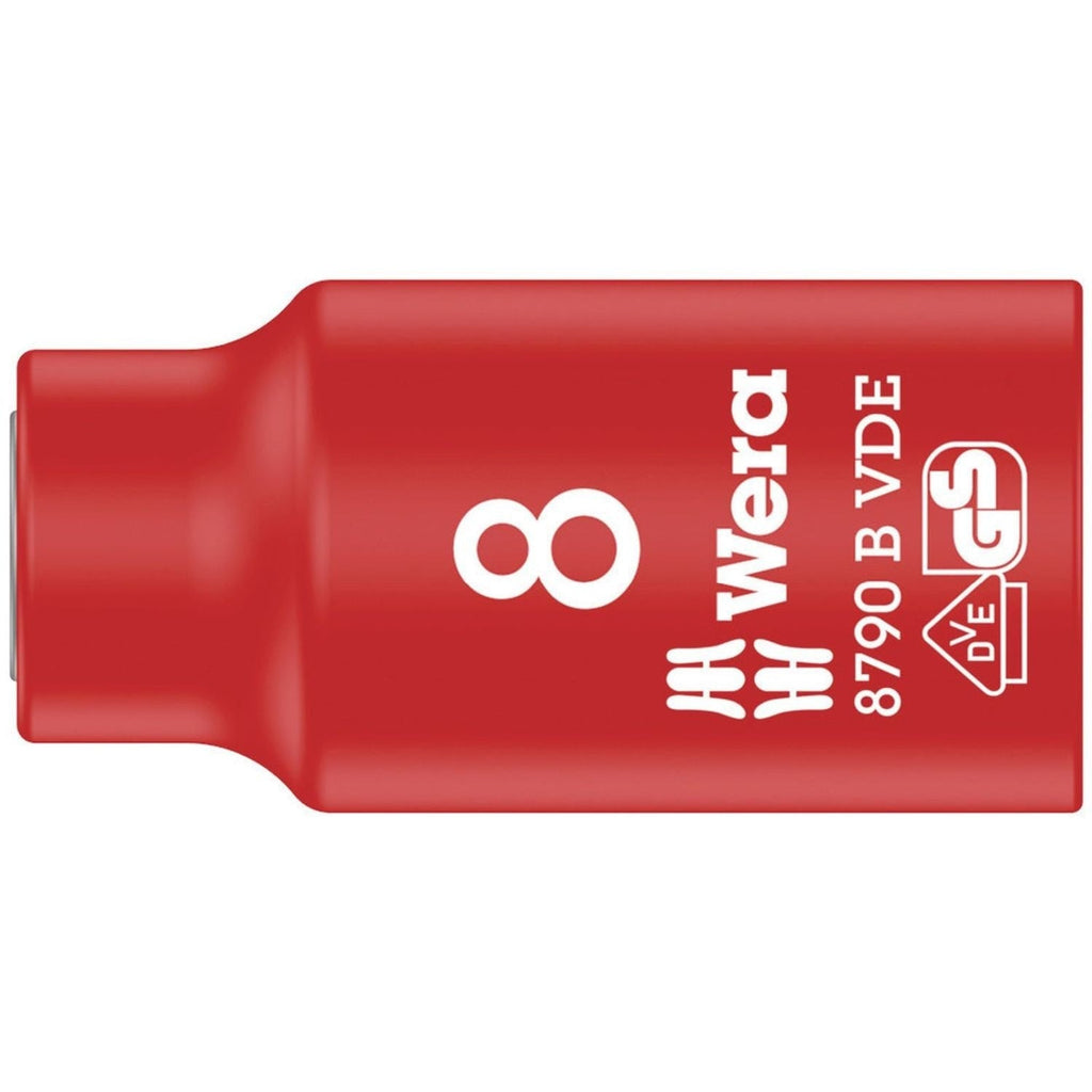 Wera 8790 B VDE Zyklop 3/8-in. Socket, Insulated, 8x46-mm.