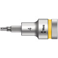 Wera 8740 C Hf Zyklop Bit Socket With 1/2-in. Drive With Holding Function, 4x60-mm.