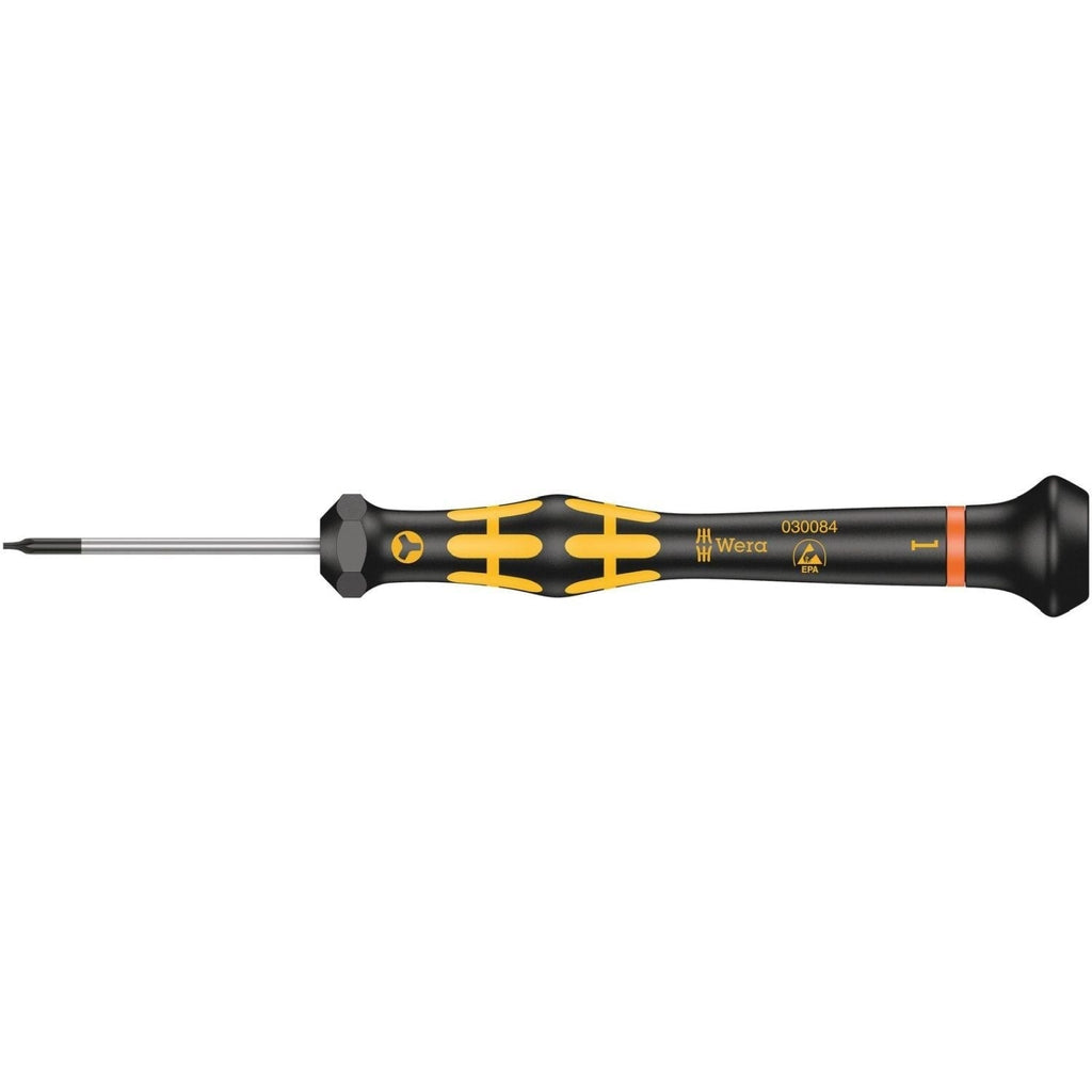 Wera 1572 Esd Kraftform Micro Screwdriver For Microstix Screws, Mx40-mm.