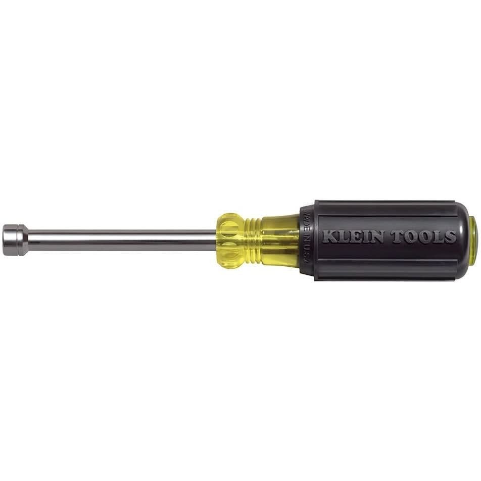 Klein 630-6MM 6 mm Cushion-Grip Hollow-Shank Nut Driver - 3"-Shank