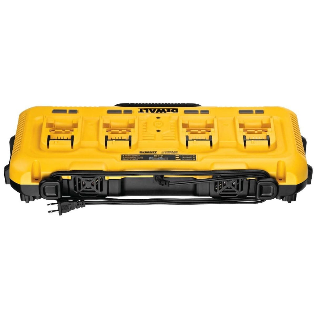 DeWalt DCB104 Multiport Simultaneous Fast Charger + 20V MAX 5.0Ah Battery 2-Pk