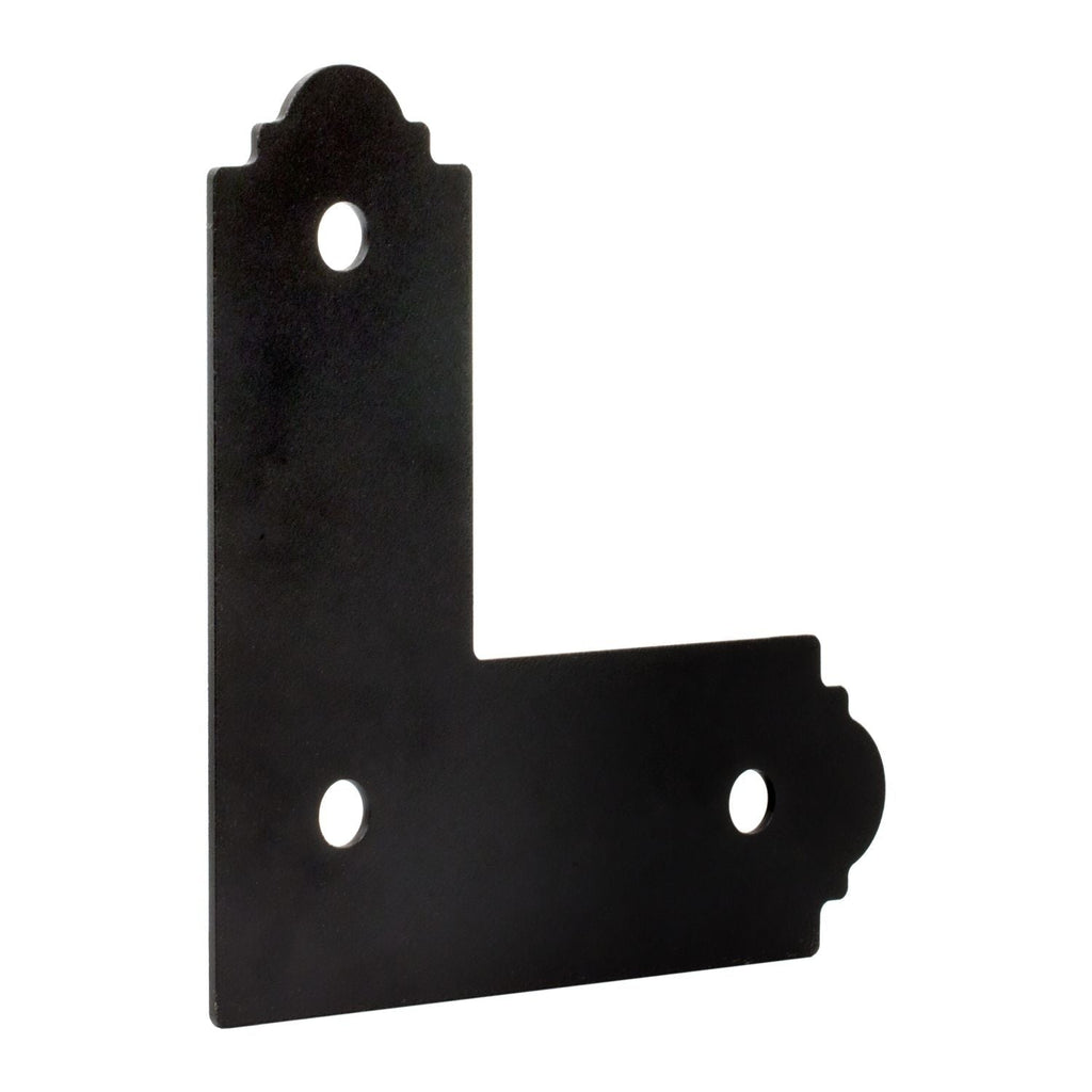Simpson Strong-Tie APL4 Outdoor Accents Mission Collection ZMAX, Black Powder-Coated L Strap for 4x4