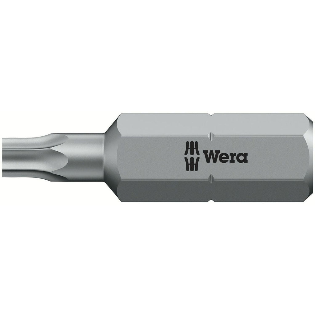 Wera 867/1 Z Torx Bo Bit With Bore Hole, Torx 15x25-mm.