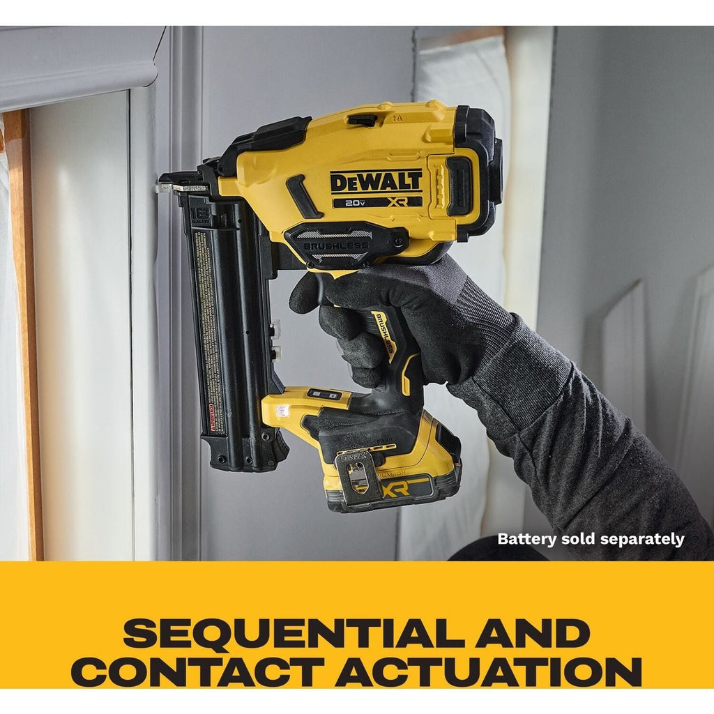 DeWALT DCN210B 20V MAX XR 18Ga Brad Nailer, Tool Only