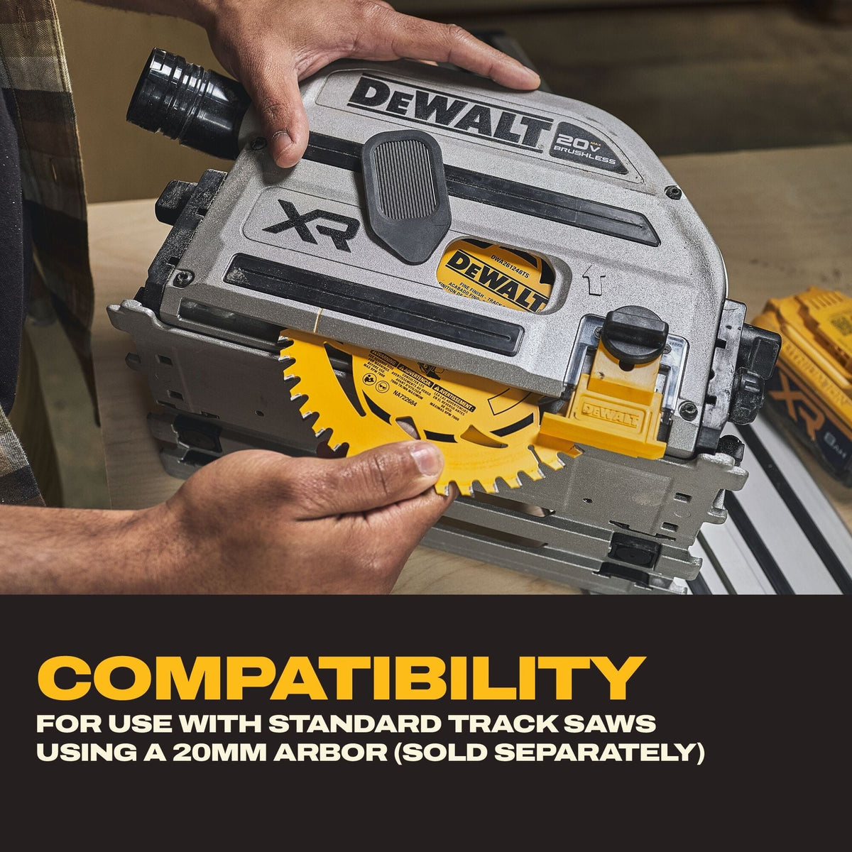 DEWALT 6-1/2-in. 48-Tooth Fine Finish Track Saw Blade (DWA261248TS)