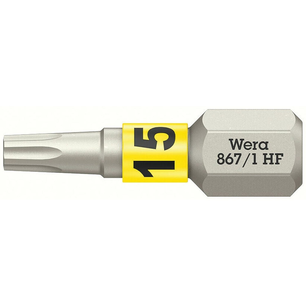 Wera 867/1 Torx Hf Bit With Holding Function, Torx 15x25-mm.