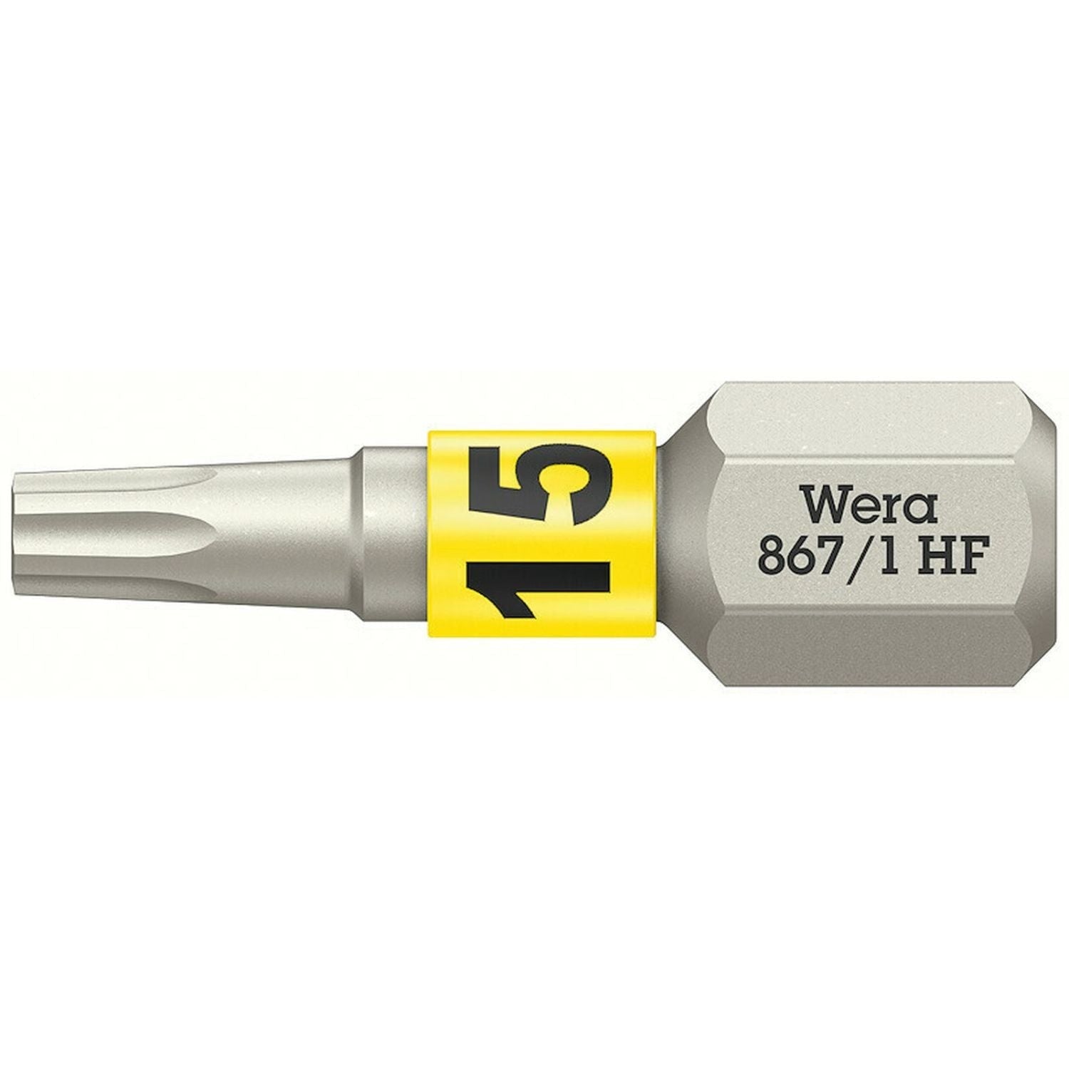 Wera 867/1 Torx Hf Bit With Holding Function, Torx 15x25-mm.