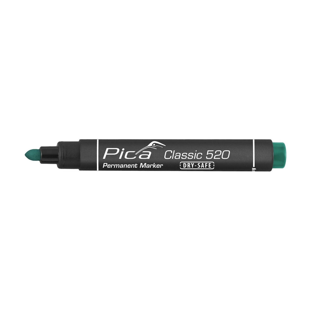 Pica 520/36 Green Permanent Marker, 1-Pack