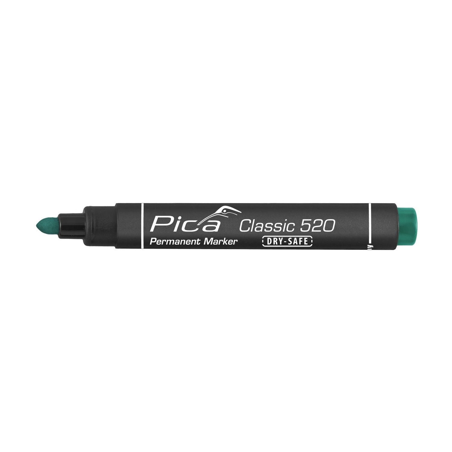 Pica 520/36 Green Permanent Marker, 1-Pack