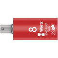 Wera 8740 B VDE Hf Zyklop Hex Bit Socket, Insulated, With Holding Function, 3/8-in. Drive, 8x59-mm.