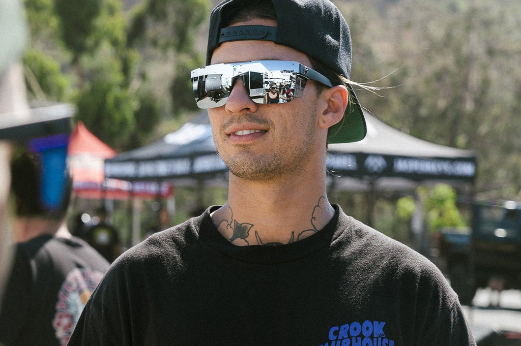 Heat Wave Performance Quatro Silver Z87+ Sunglasses