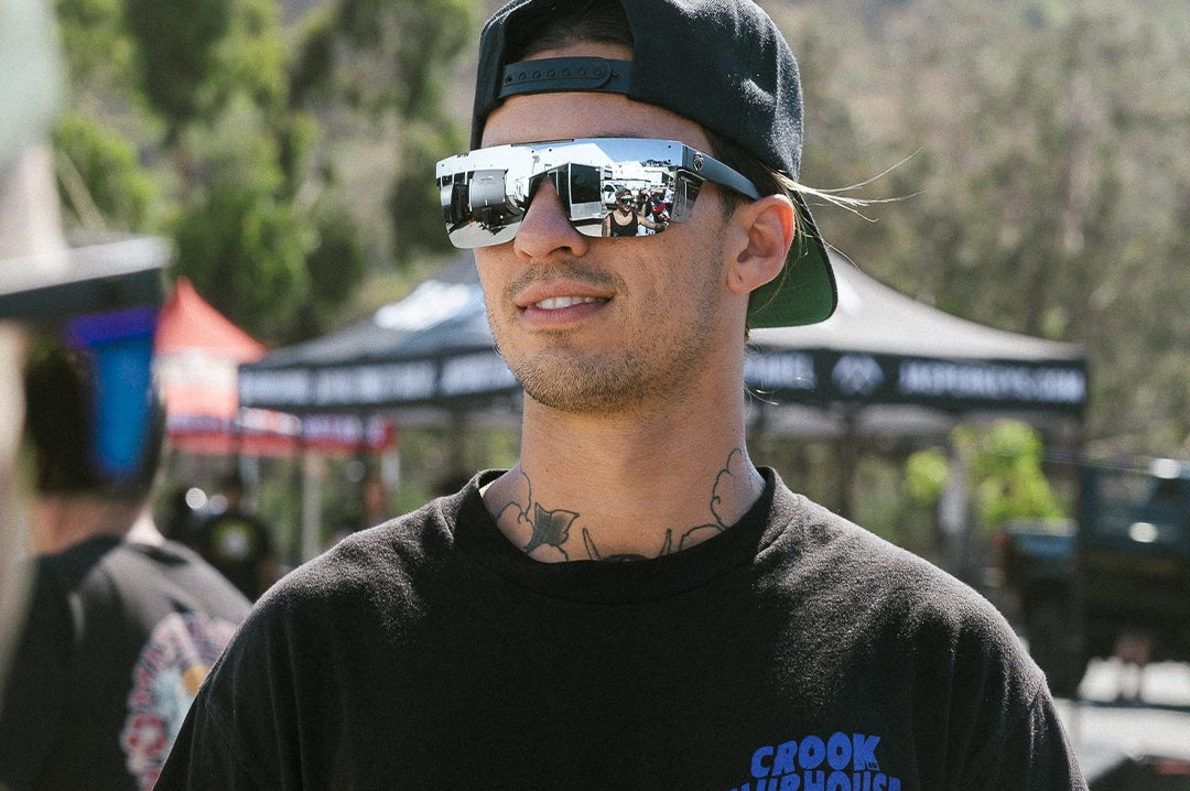 Heat Wave Performance Quatro Silver Z87+ Sunglasses