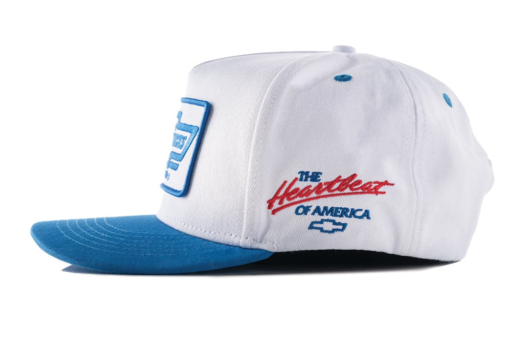 Heat Wave Chevy Trucks by ChevroletR Hat - White