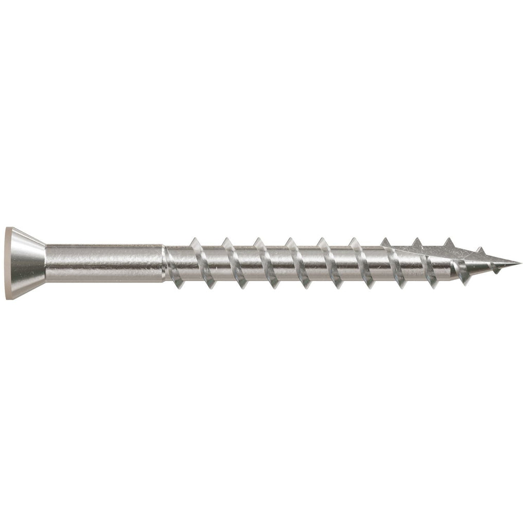 Simpson Strong-Tie T07162FT70GR01 Trim-Head Screw, 6-Lobe Drive, #7 x 1-5/8-in. T-15 Type 316, Gray 01, 70-Pack