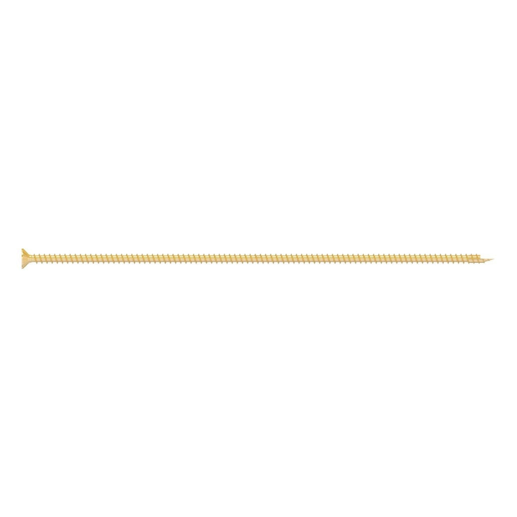 Simpson Strong-Tie SDCF221334 Strong-Drive SDCF TIMBER-CF Screw, 0.315-in. x 13-3/4-in. T40, Yellow Zinc, 250-Pack