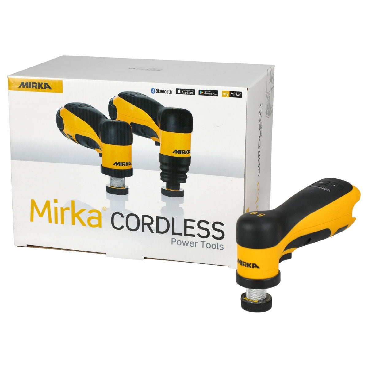 Mirka AROS150-B 12V 1.25-in. Angled Cordless Random Orbit Sander, Tool Only (AROS150-B)