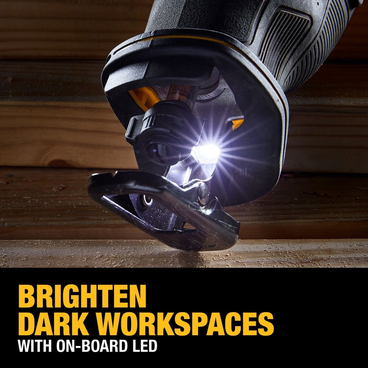 DeWalt DCS382B 20V MAX XR Brushless Cordless Reciprocating Saw, Tool Only
