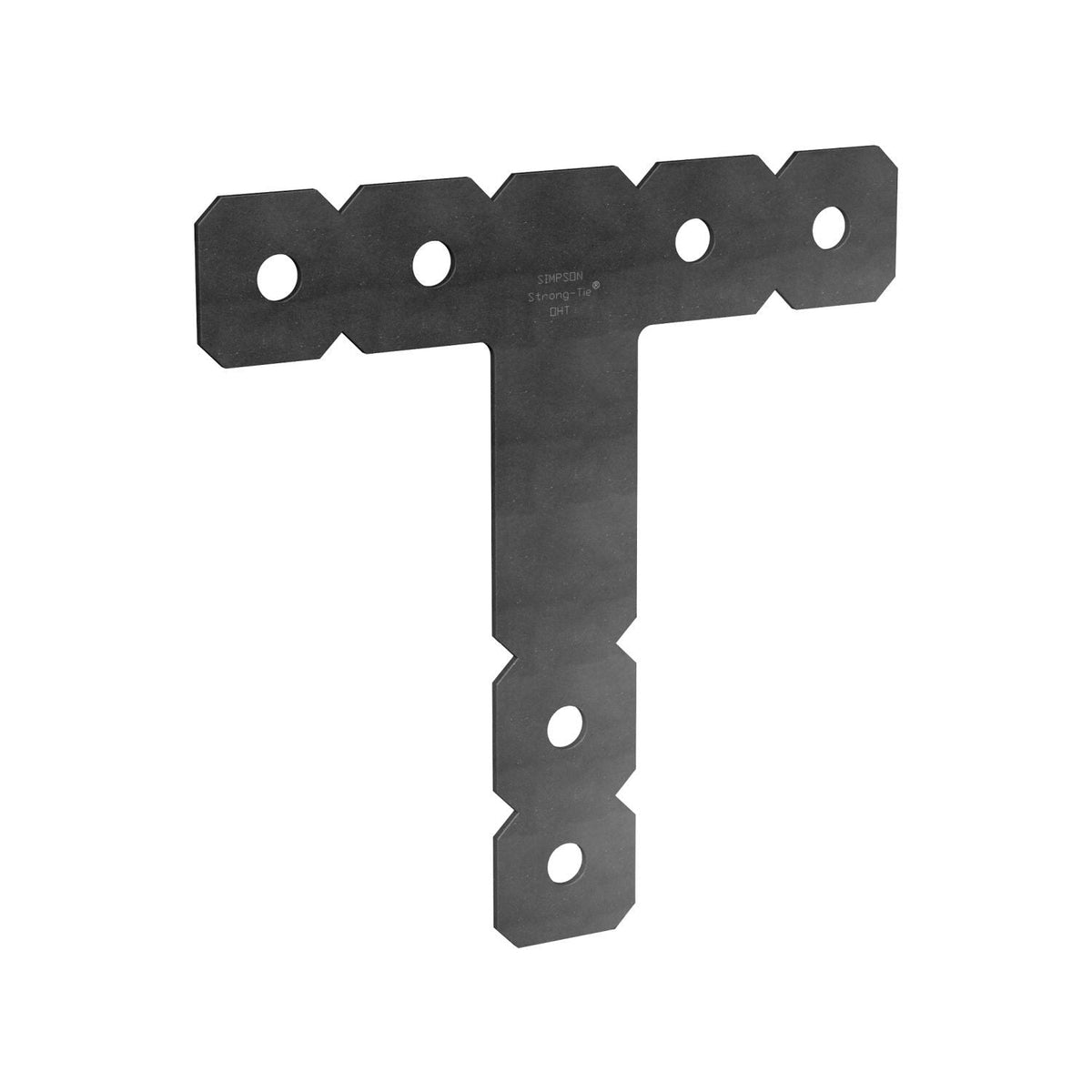 Simpson Strong-Tie OHT OHT 12-in. x 12-in. Black Powder-Coated Ornamental Heavy T Strap