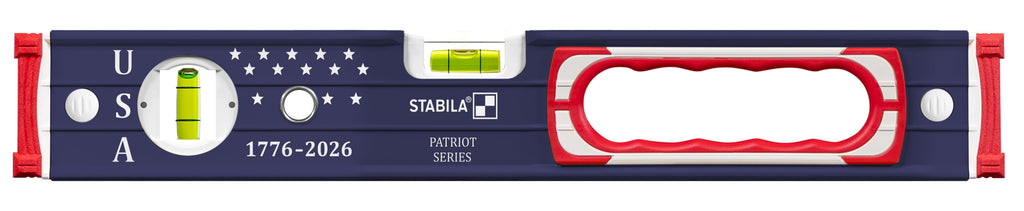 Stabila Limited Edition Patriotic Type 196 Heavy Duty 16-in. and 48-in. Level Set (37250)