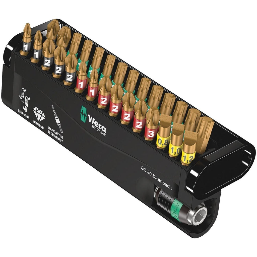 Wera Bit-Check 30 Diamond 1, 30-Pieces
