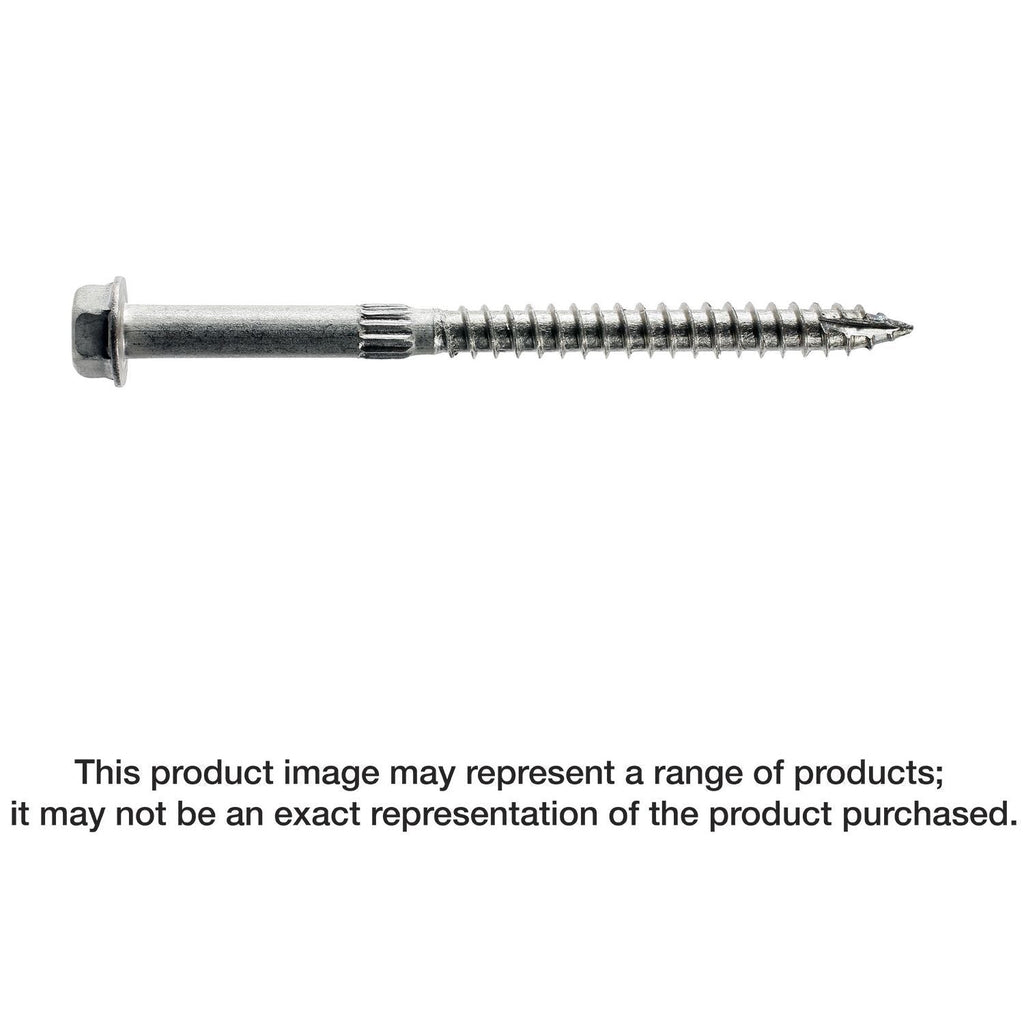 Simpson Strong-Tie SDS25300SS-R25 Strong-Drive SDS HEAVY-DUTY CONNECTOR Screw, 1/4-in. x 3-in. Type 316, 25-Pack