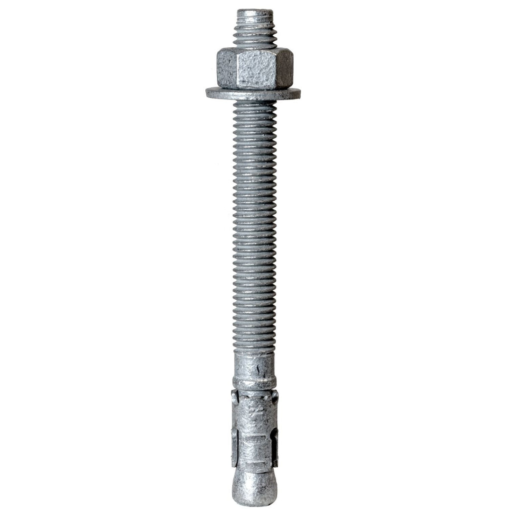 Simpson Strong-Tie STB2-50512MGF25 Strong-Bolt 2, 1/2-in. x 5-1/2-in. Mechanically Galvanized Wedge Anchor, Fully Assembled, 25-Pack