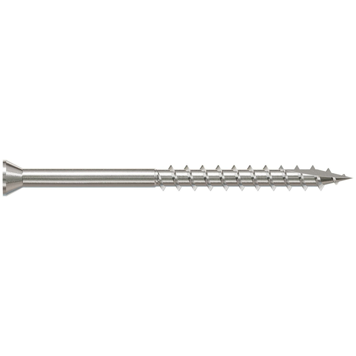 Simpson Strong-Tie S07225FB1 Trim-Head Screw, Square Drive, #7 x 2-1/4-in. #1 SQ, Type 305, 1-lb.