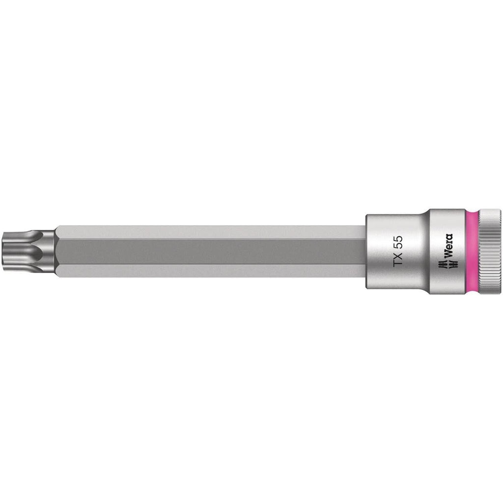 Wera 8767 C Hf Torx Zyklop Bit Socket With 1/2-in. Drive With Holding Function, Torx 55x140-mm.