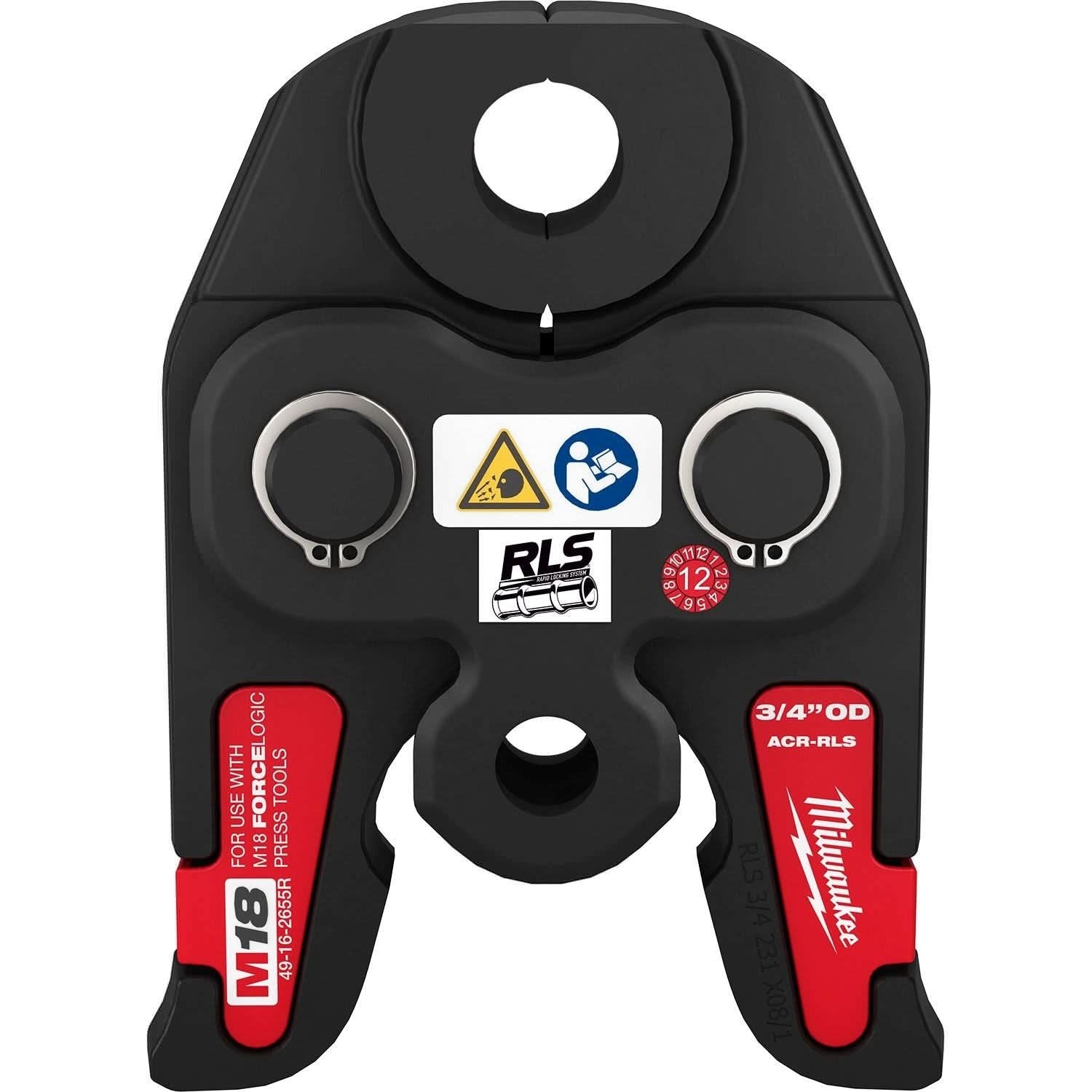 Milwaukee 49-16-2655R 3/4" RLS ACR Press Jaw for M18 FORCE LOGIC Press Tools