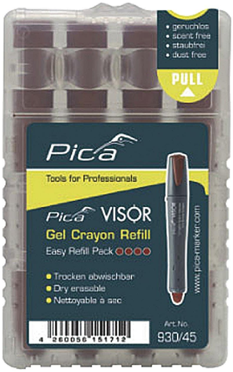 Pica 930/45 Brown Dry Erase Refill, 4-Pack