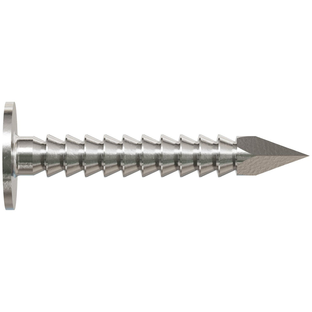 Simpson Strong-Tie S210ARN1 Roofing Nail, Annular Ring Shank, 1-in. x .131-in. Type 304 Stainless Steel, 1-lb.