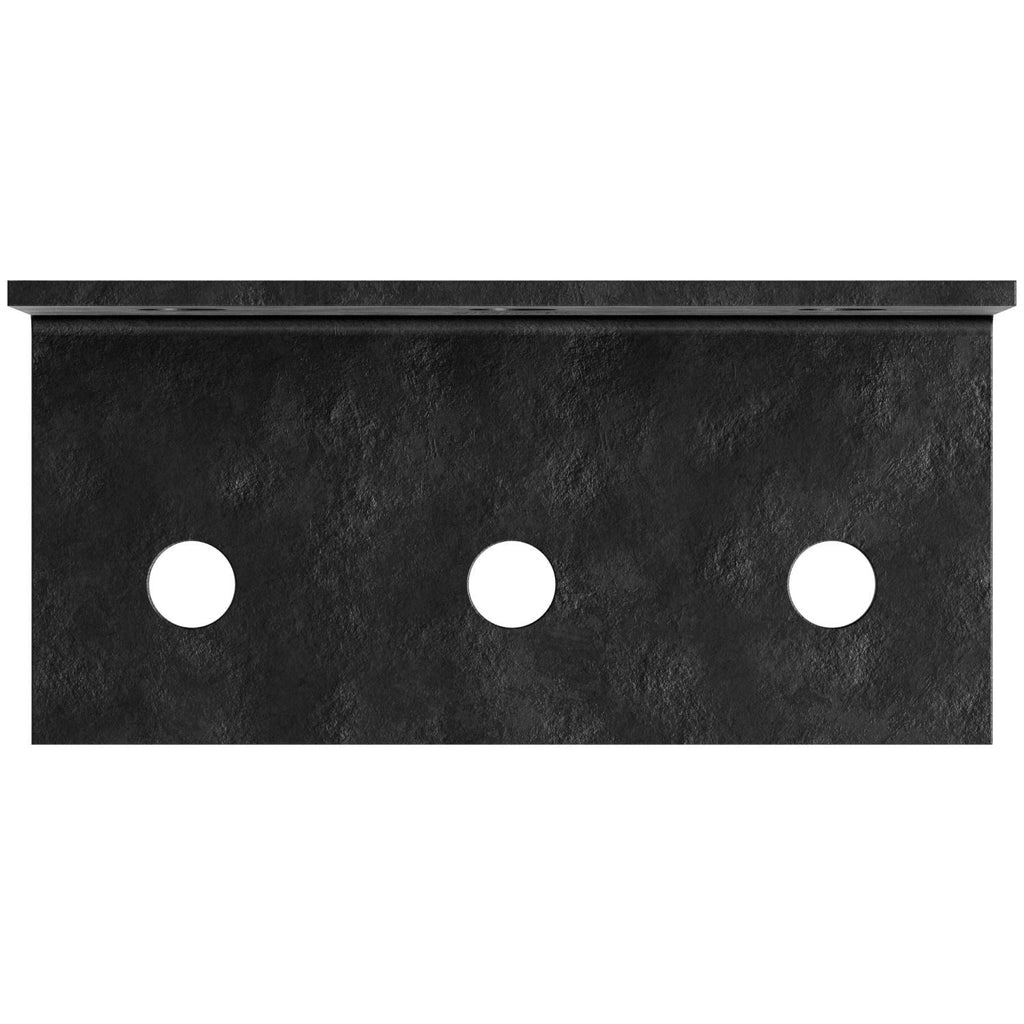 Simpson Strong-Tie HL49PC HLPC 4-1/4-in. x 9-in. Black Powder-Coated Ornamental Heavy Angle