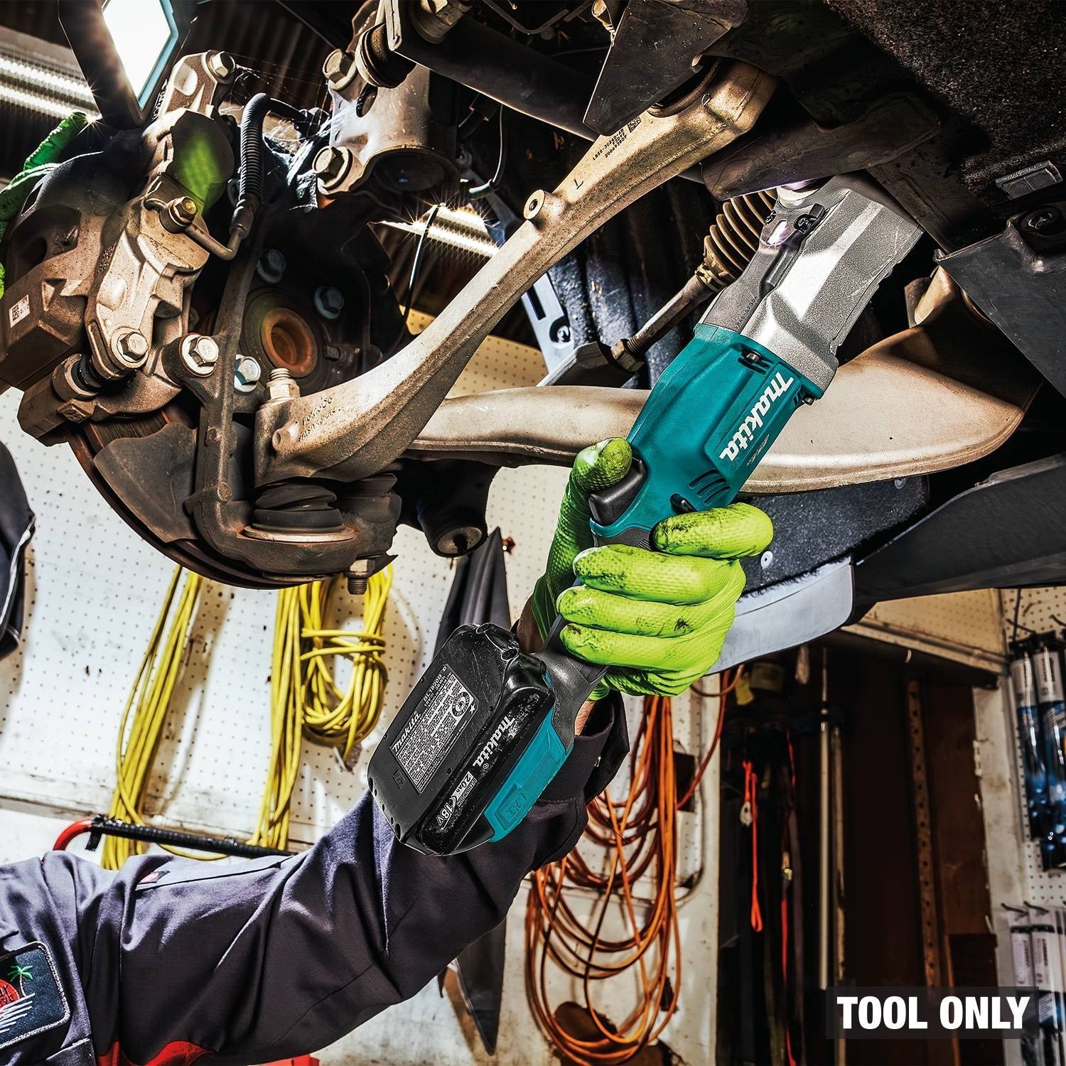 Makita XLT03Z 18V LXT Brushless High Torque 3/8-in. Angle Impact Wrench w/ Friction Ring, Tool Only