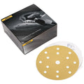 Mirka Gold 5-in. P80 Hook and Loop Sanding Discs, 50-Pack Aluminum Oxide (23-612-080)