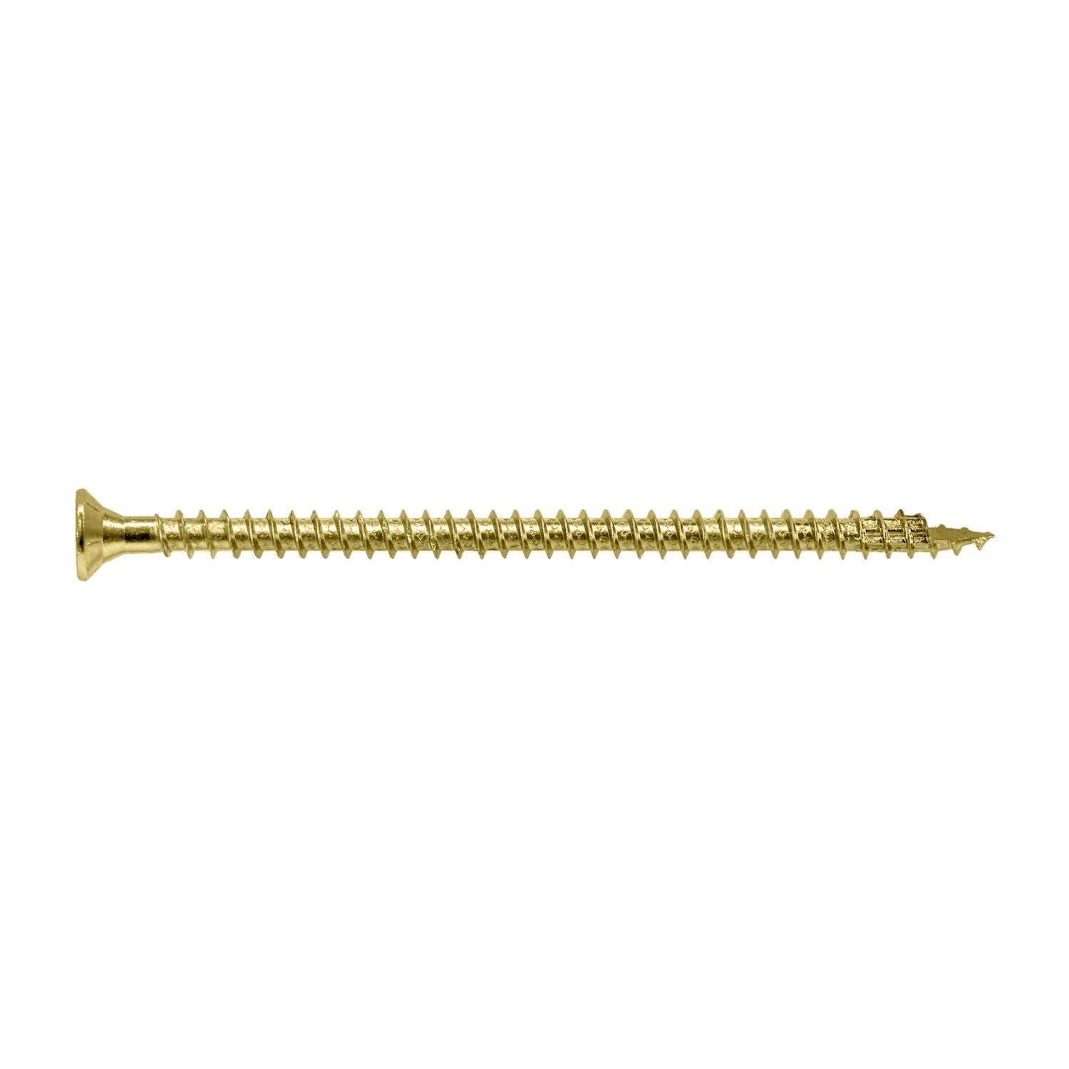 Simpson Strong-Tie SDCF22614 Strong-Drive SDCF TIMBER-CF Screw, 0.315-in. x 6-1/4-in. T40, Yellow Zinc, 250-Pack