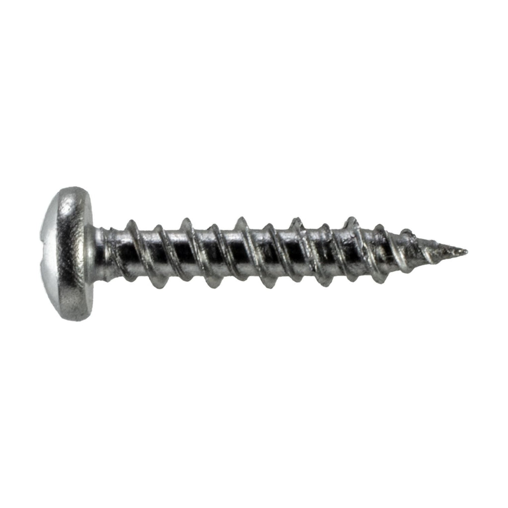 Simpson Strong-Tie T06J075PX-RP25 Marine Screw, Pan Head, #6 x 3/4-in. #2 Phillips Drive, Type 316, 25-Pack