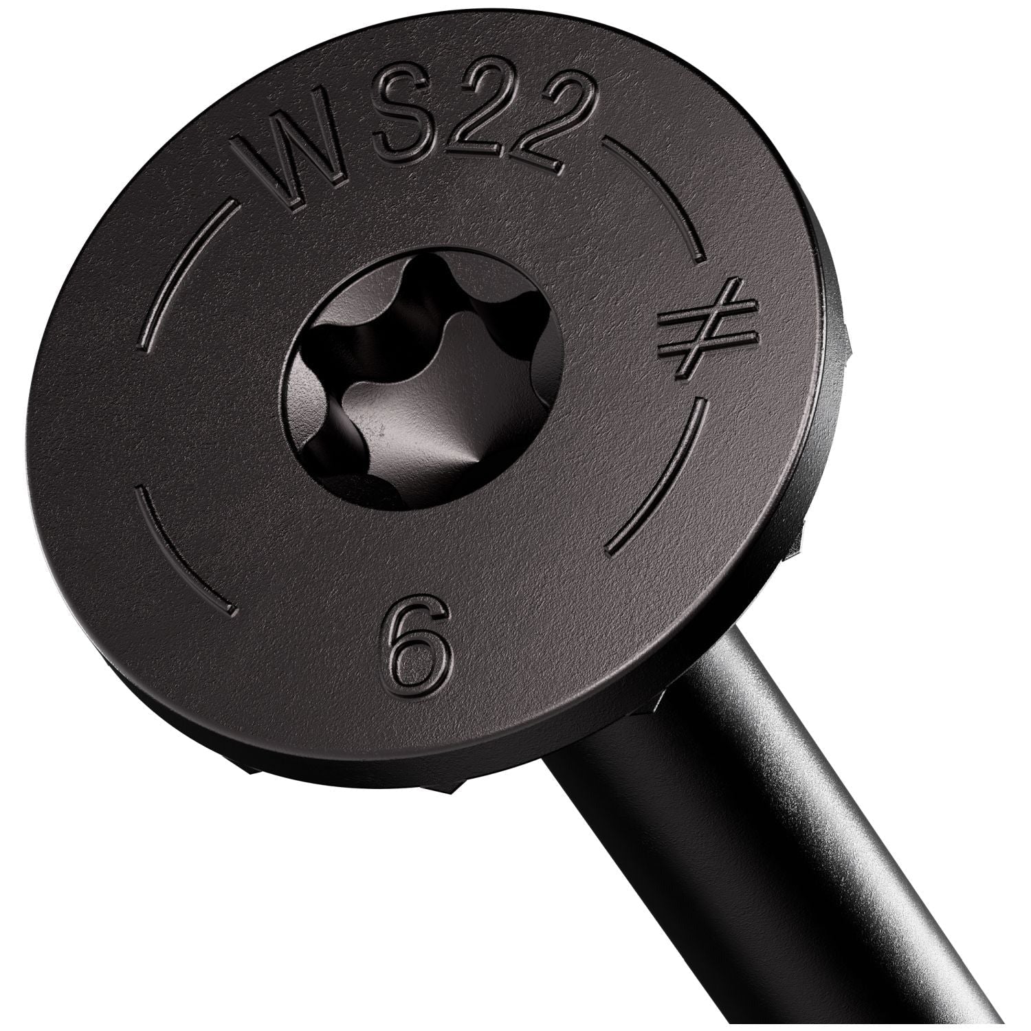 Simpson Strong-Tie SDWS22600DBB Strong-Drive SDWS TIMBER Screw (Exterior Grade), 0.220-in. x 6-in. T40, Black, 500-Pack