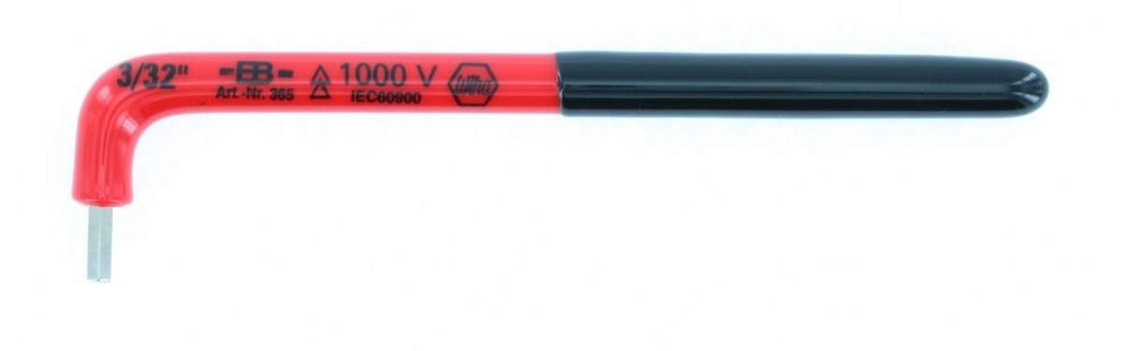 Wiha 13672 Insulated Inch Hex L-Key 3/32"