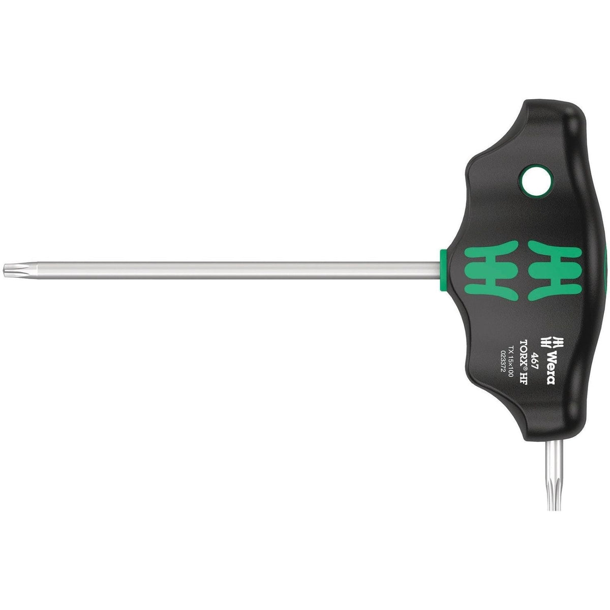 Wera 467 Torx Hf T-Handle Screwdriver With Holding Function, Torx 15x100-mm.
