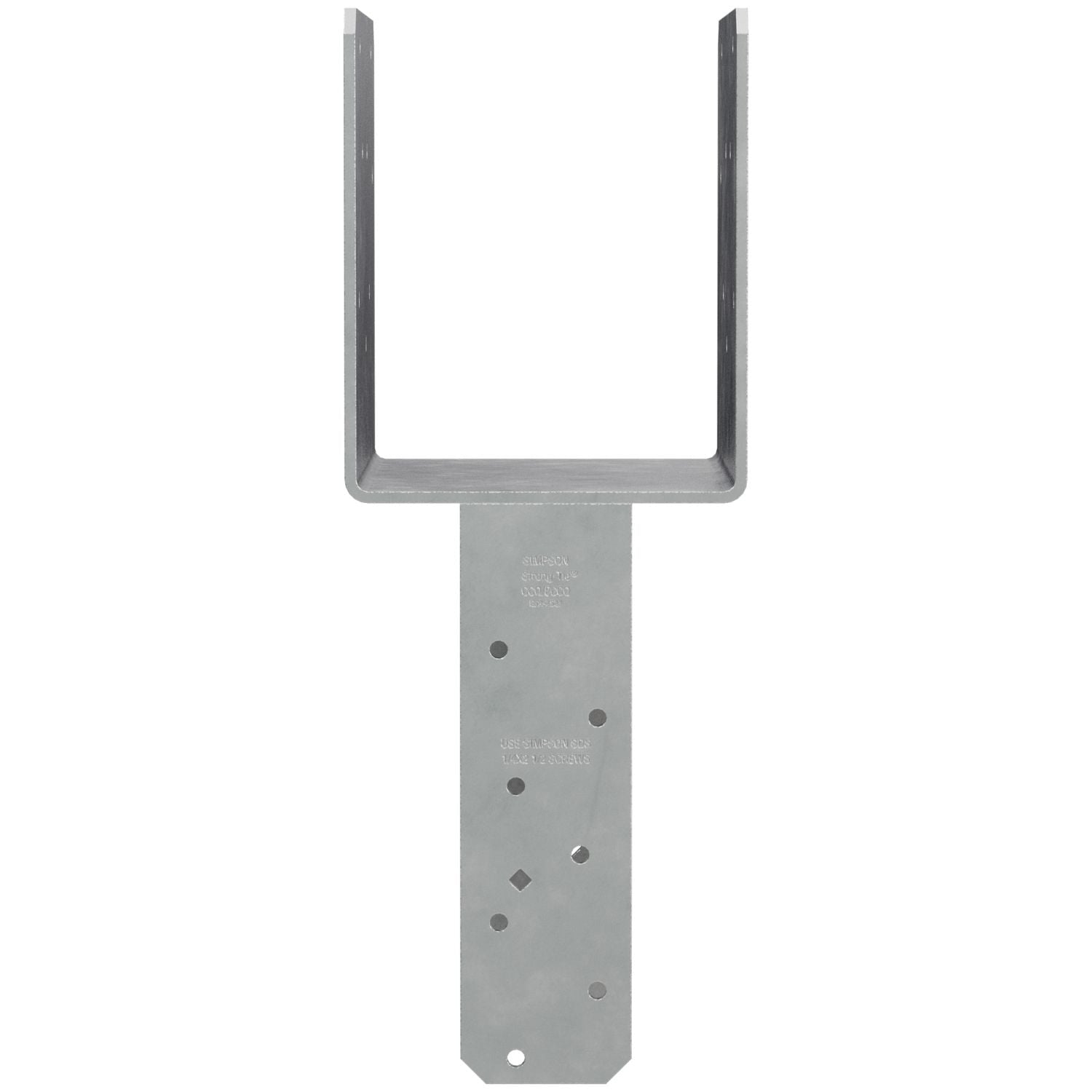 Simpson Strong-Tie ECCQ64HDG-SDS ECCQ HDG End Column Cap for 6x Beam, 4x Post, with Strong-Drive SDS Screws