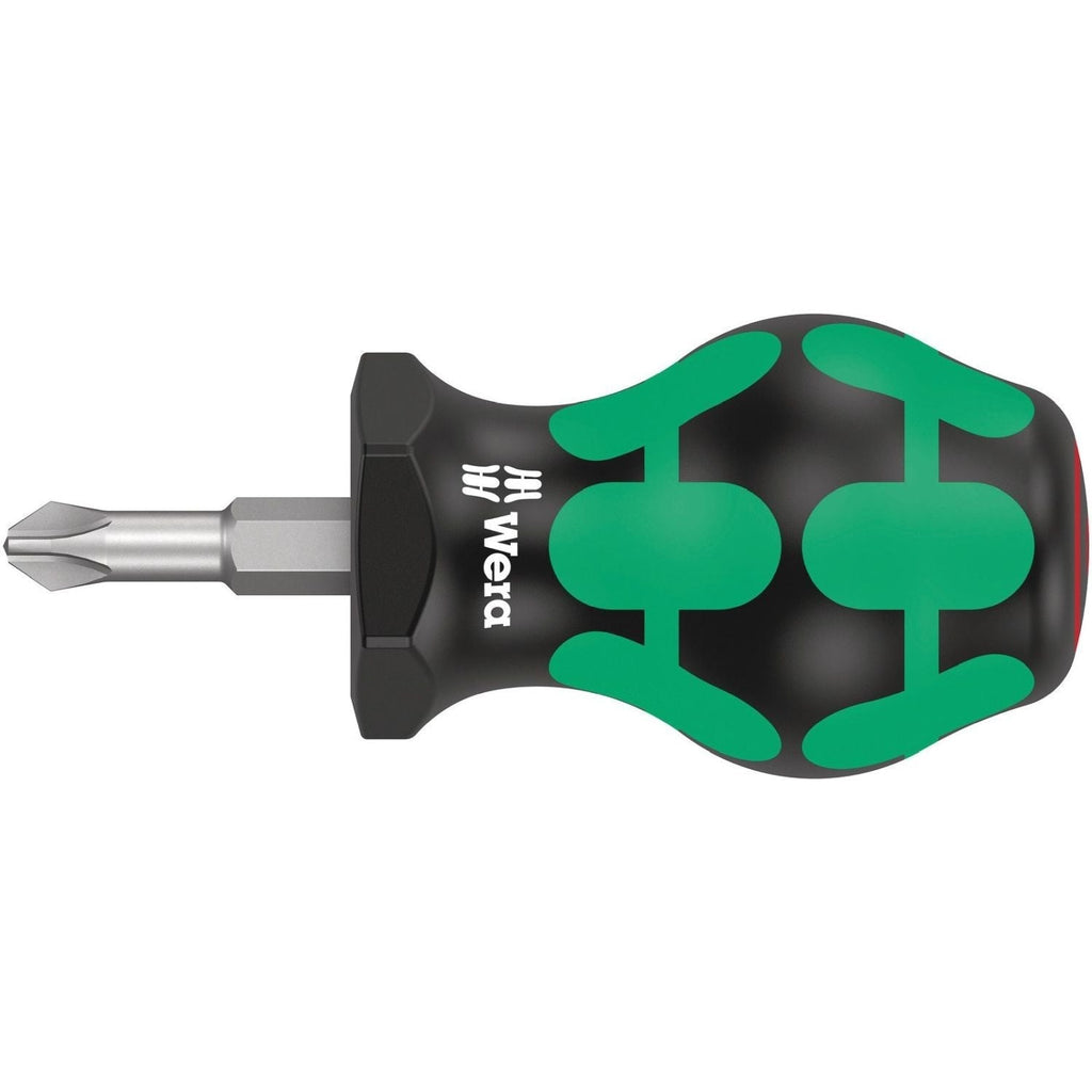 Wera 350 Ph Phillips-Head Stubby/Carburetor Screwdriver, Ph 3x25-mm.