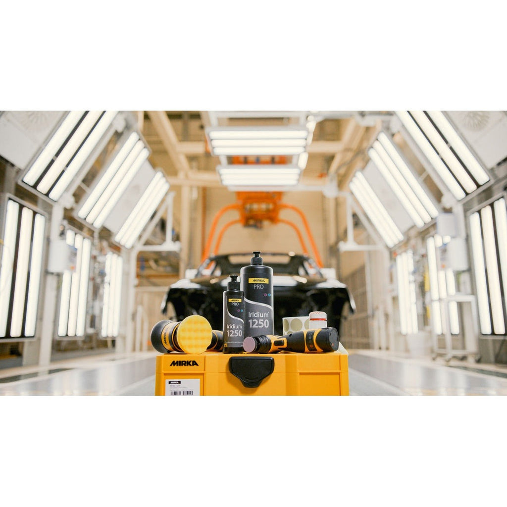 Mirka PRO Iridium 1250 1 Liter Polishing Compound for Spot Repair and Scratch Removal (PC1250-1L)