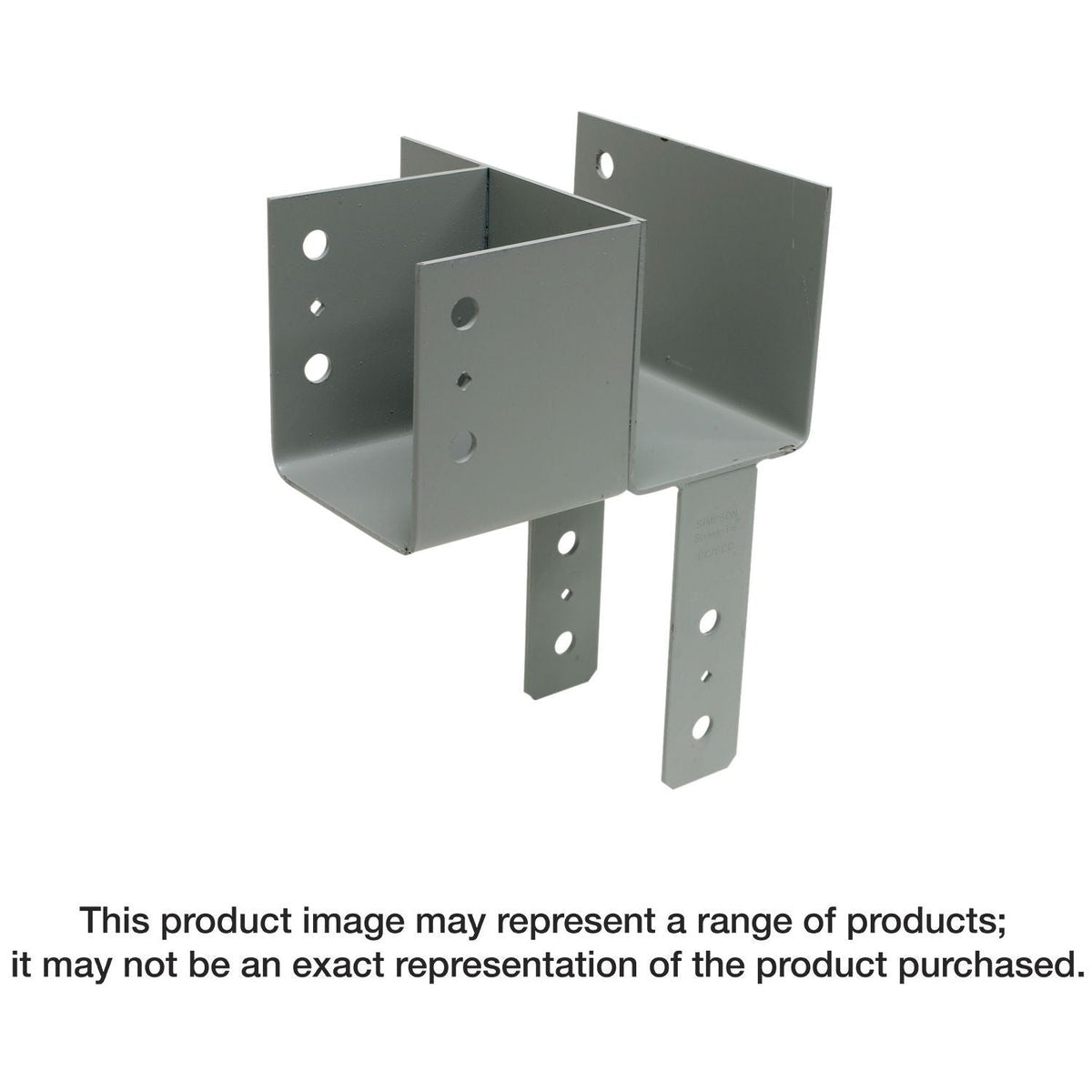Simpson Strong-Tie ECCLR666HDG ECCLR HDG L-Shape End Column Cap for 6x Beams, 6x Post, Skewed Right