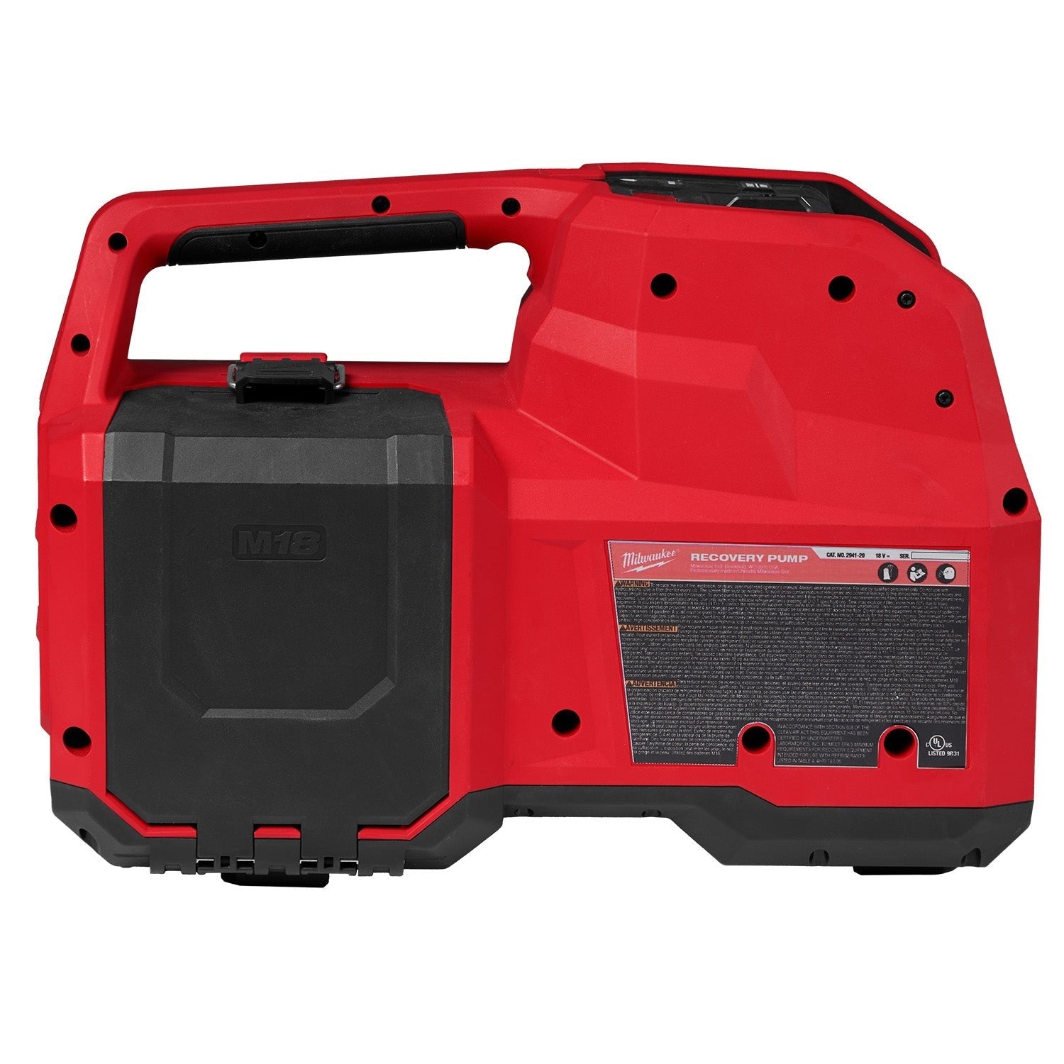 Milwaukee 2938-21 M18 Brushless Refrigerant Recovery Machine