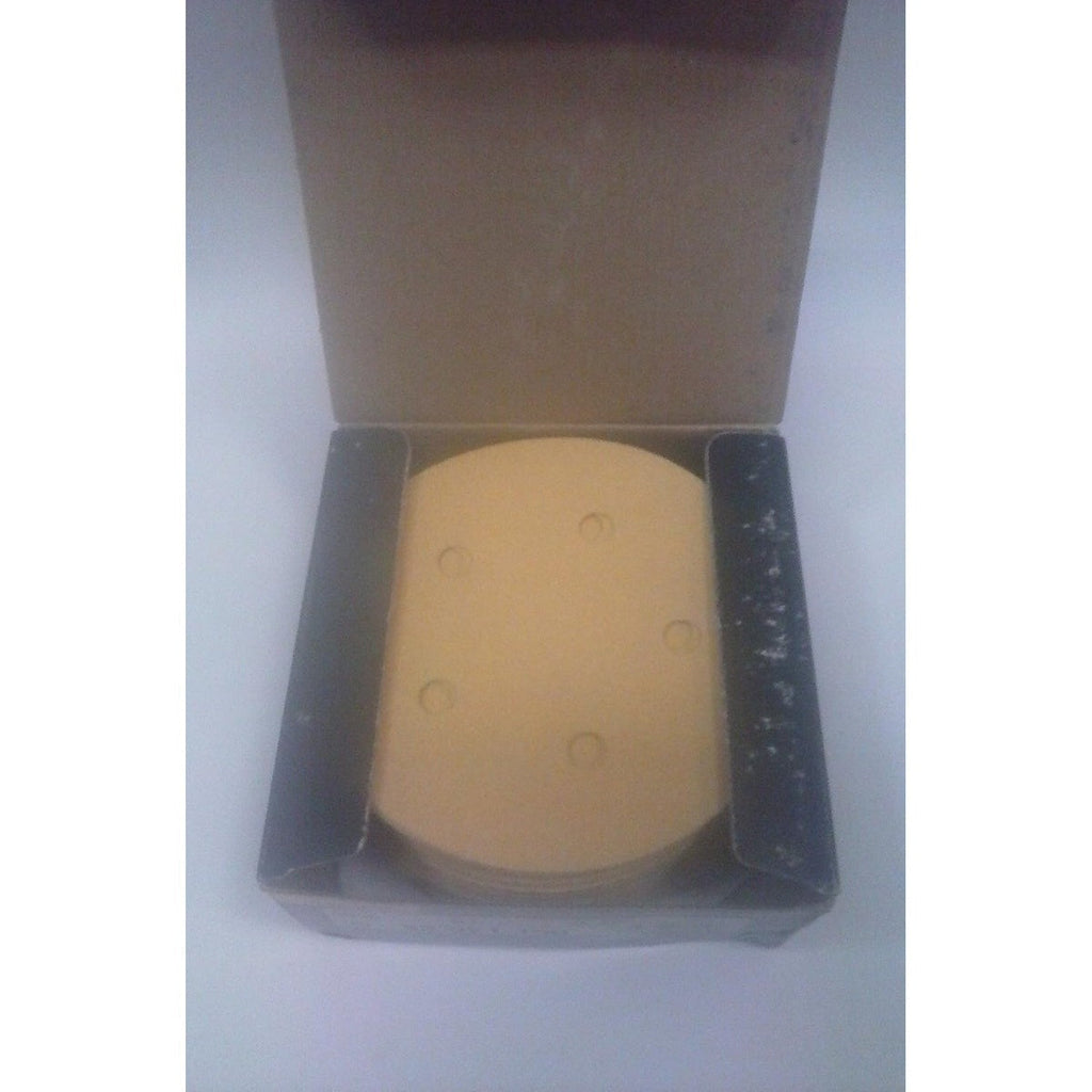 Mirka Bulldog Gold 5-in. 400 Grit 5-Hole PSA Sanding Disc (23-321-400)